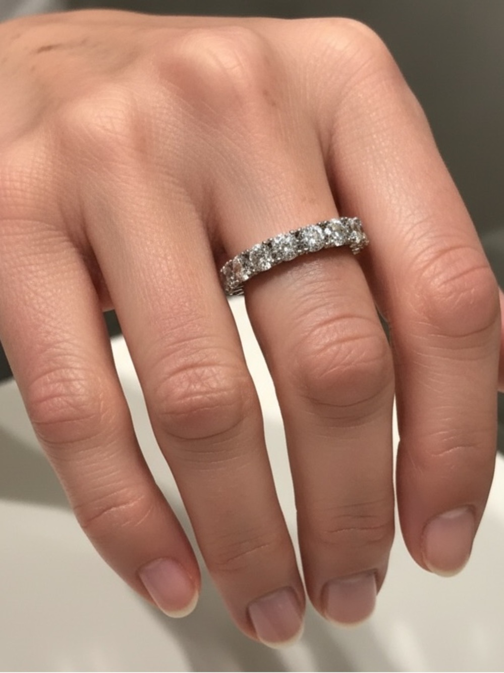 Adiana Orsini Nadri All the way around CZ  Ring 7